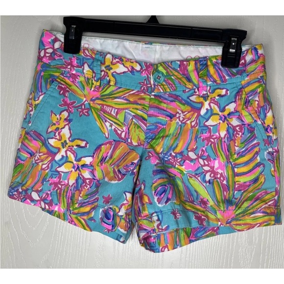 Lilly Pulitzer Pants - Lilly Pulitzer Vibrant Floral Women Shorts